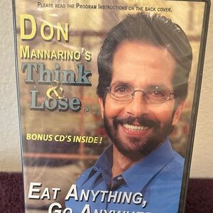 Don Mannarino's Think & Lose New DVD Weight Loss Bonus cd’s inside